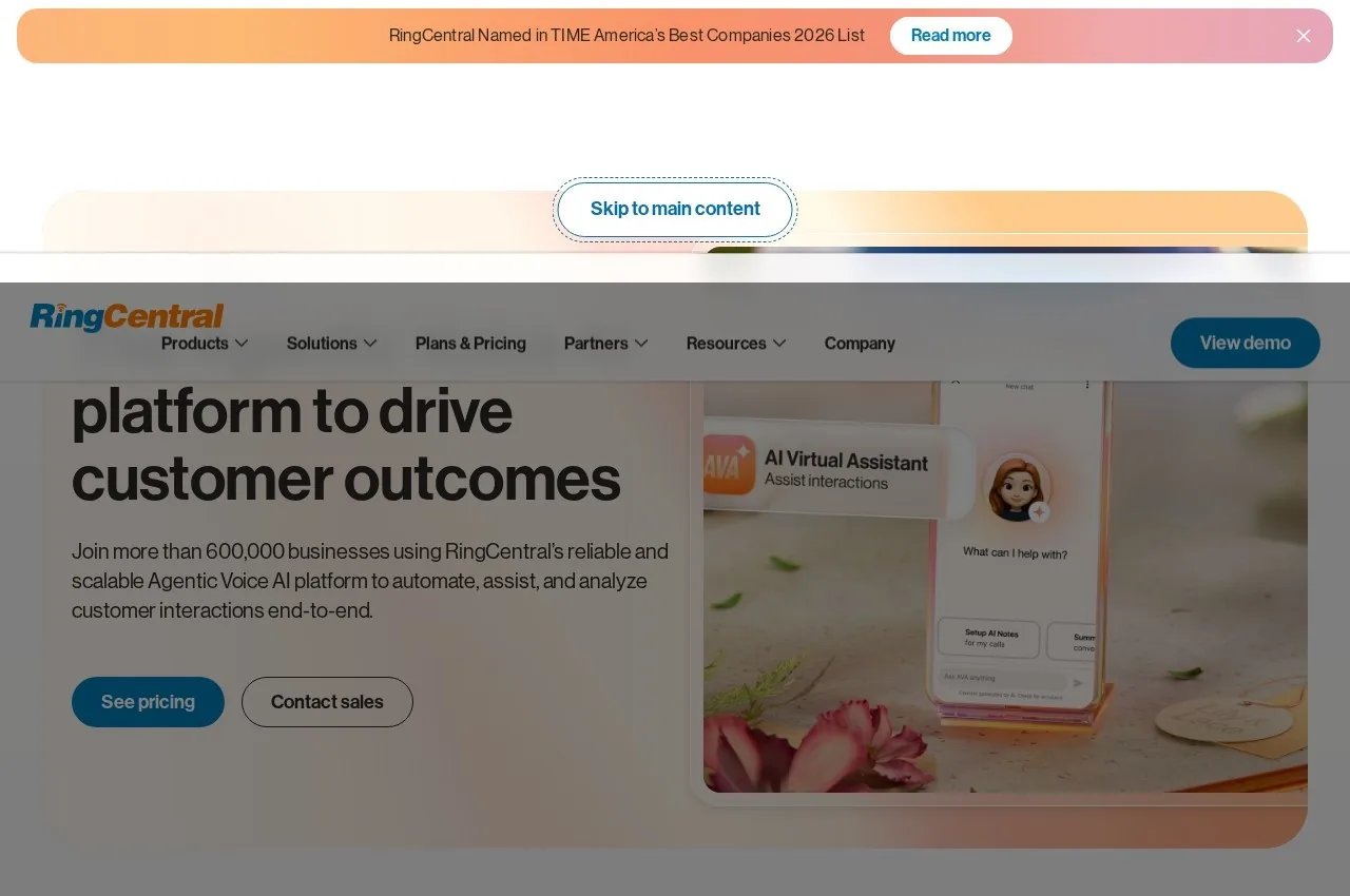 RingCX screenshot