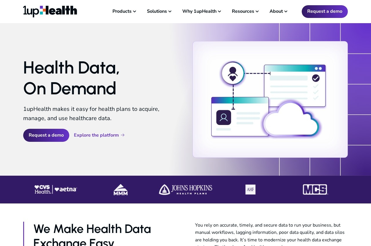 1upHealth screenshot