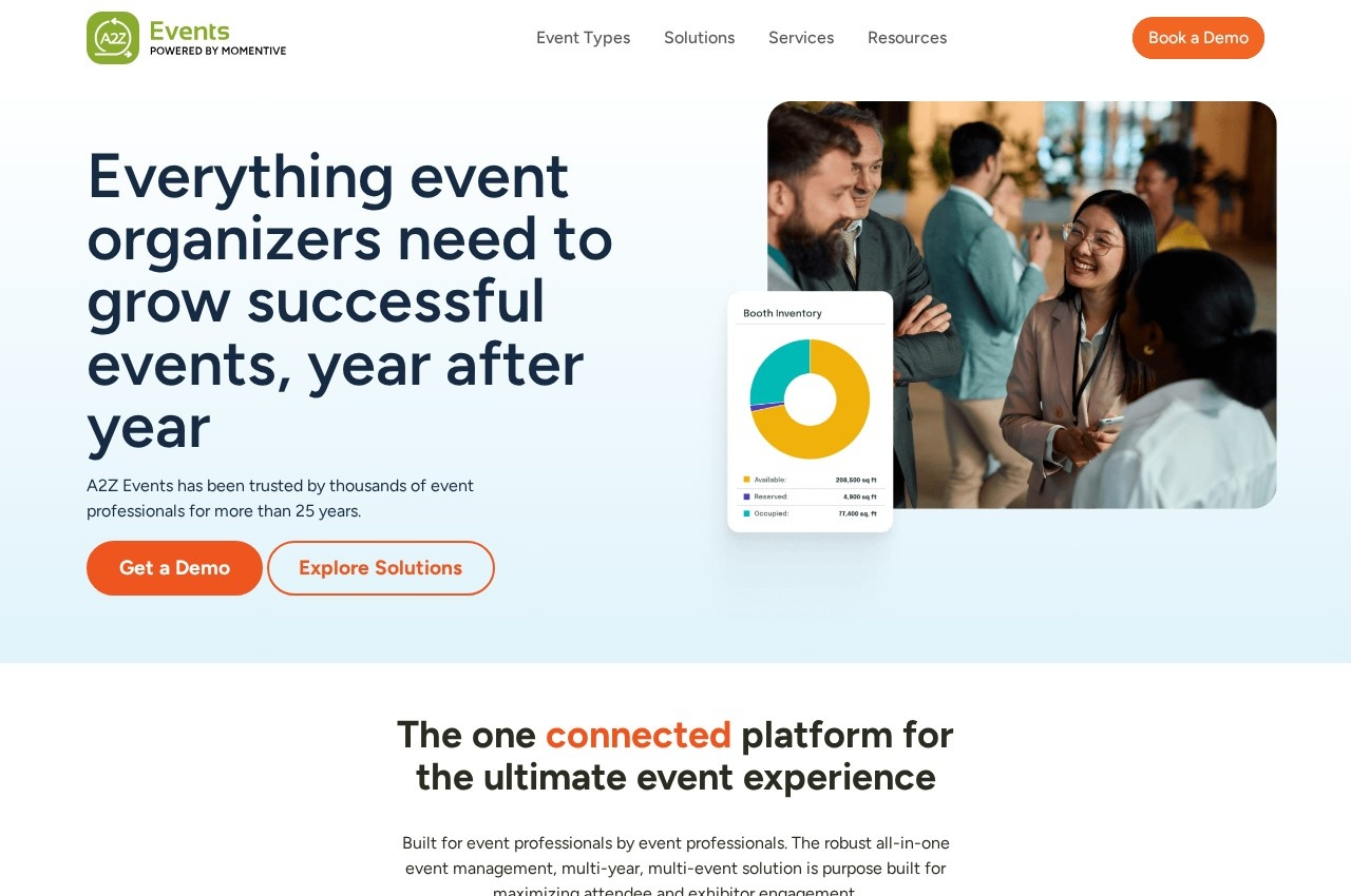 A2Z Events screenshot