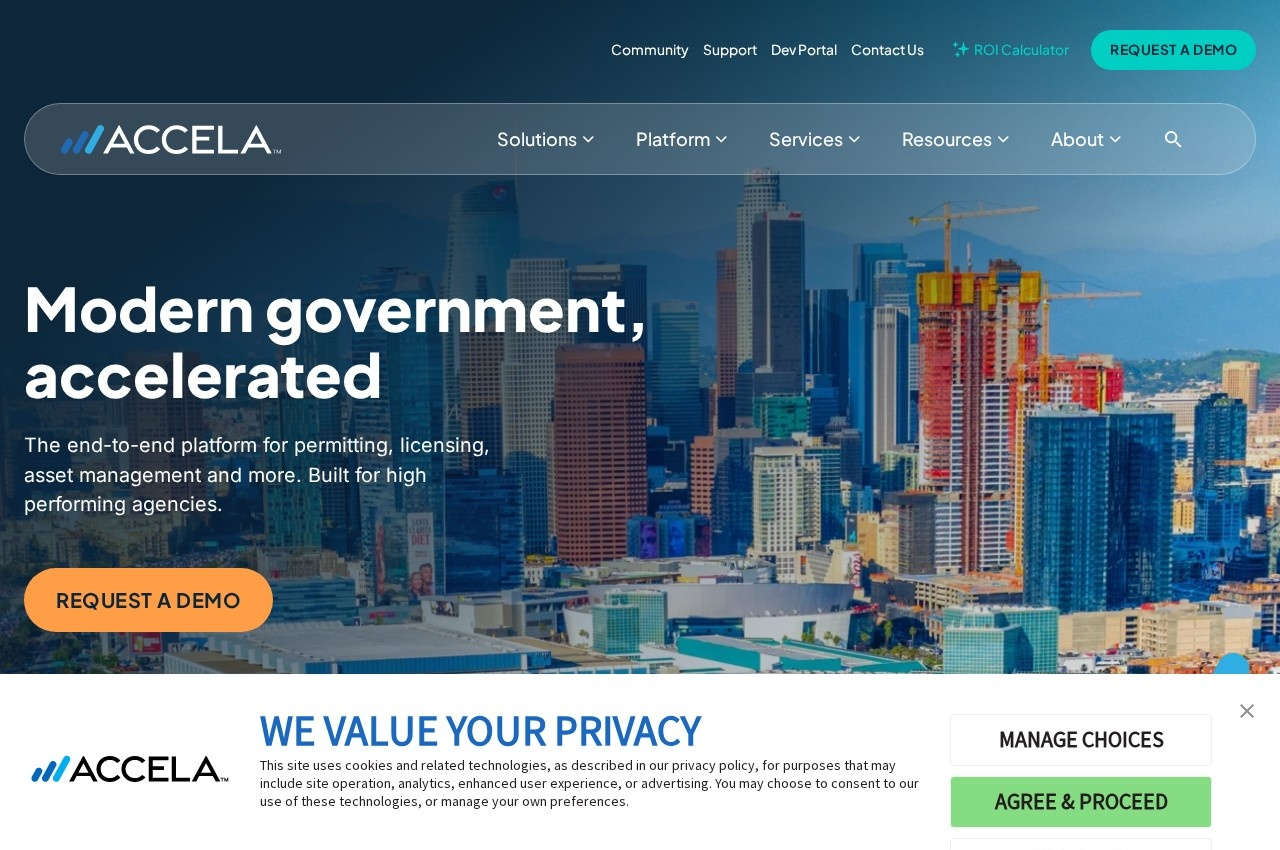 Accela screenshot