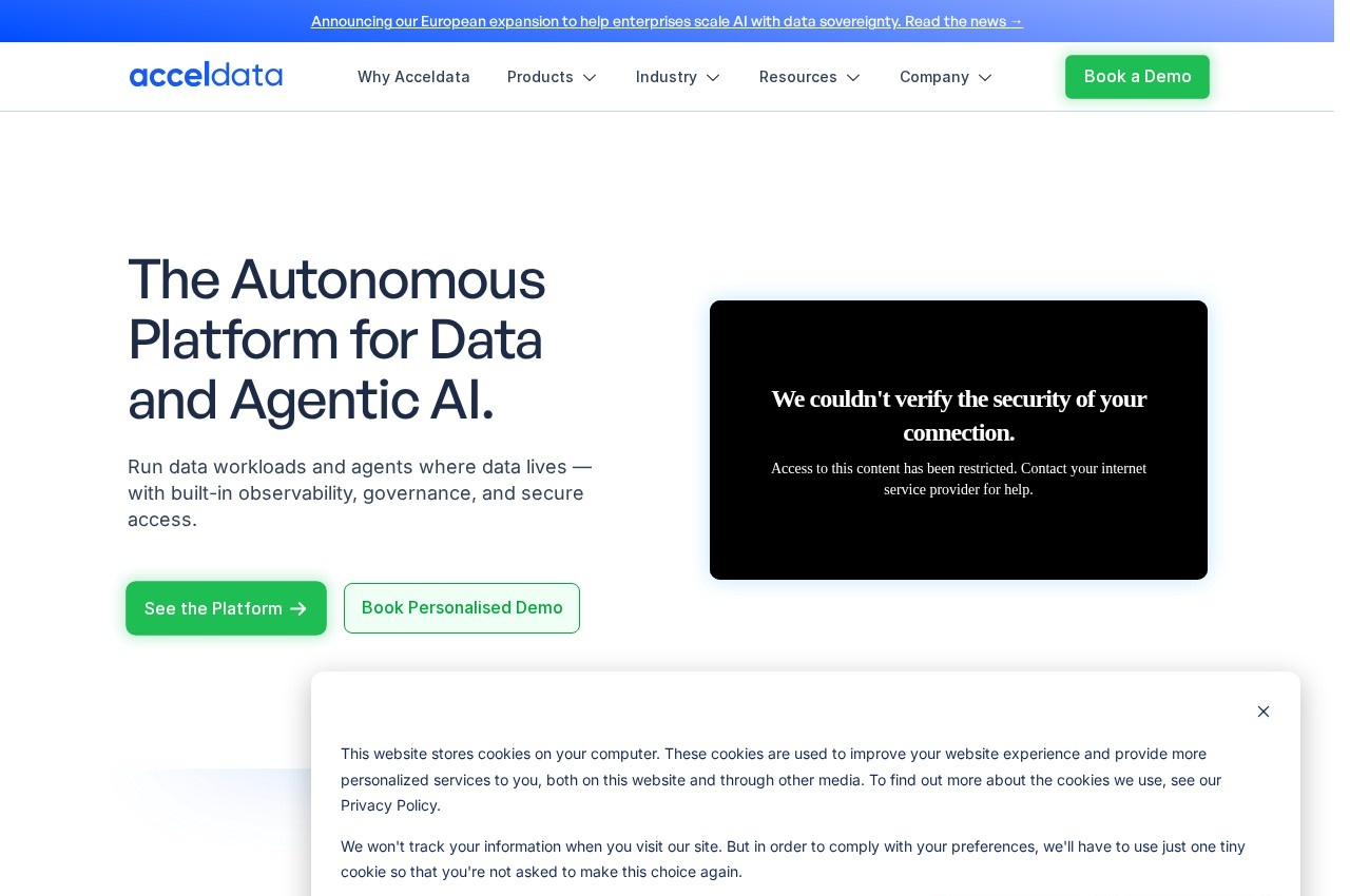 Acceldata screenshot