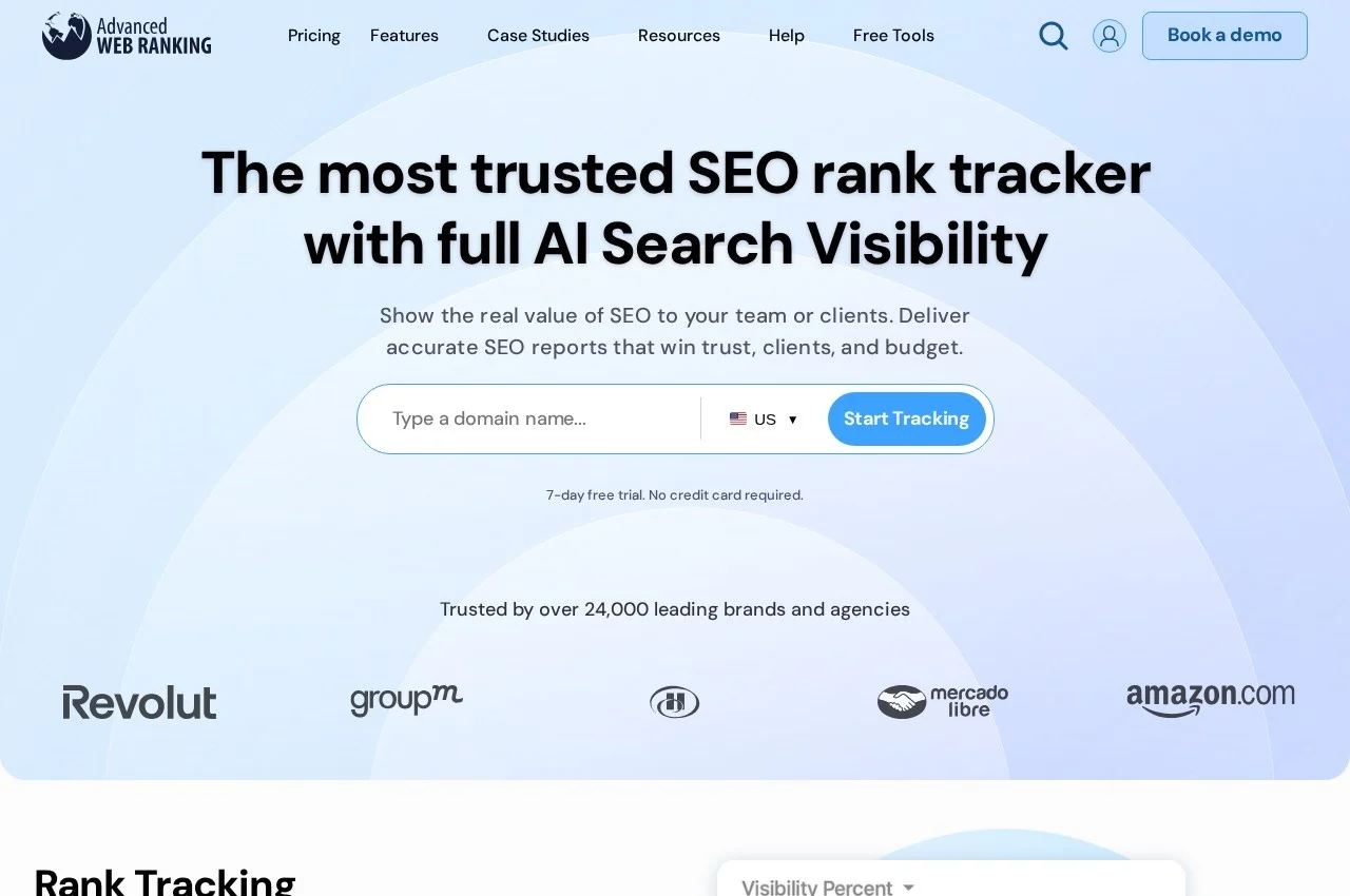 Advanced Web Ranking screenshot