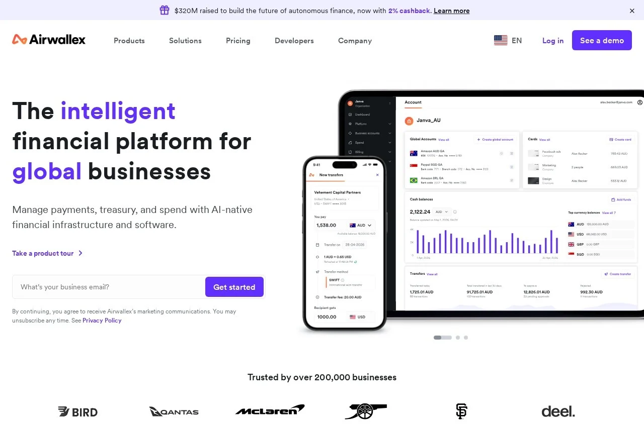 Airwallex screenshot