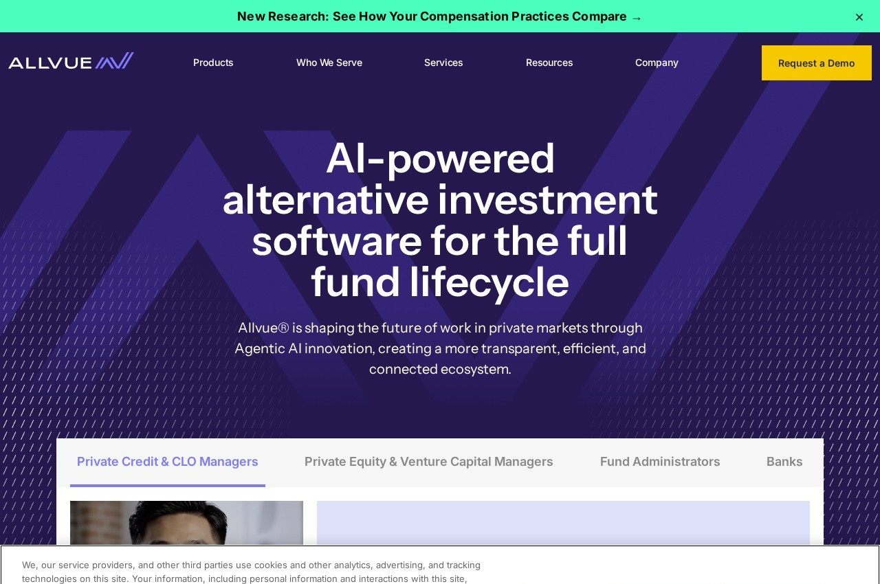 Allvue Systems screenshot