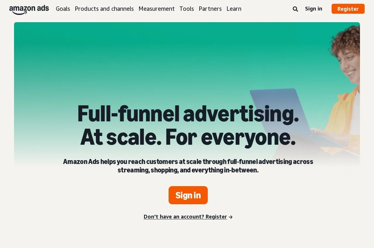 Amazon Ads screenshot