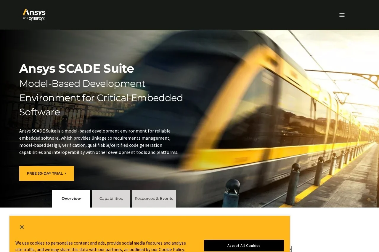 Ansys SCADE screenshot