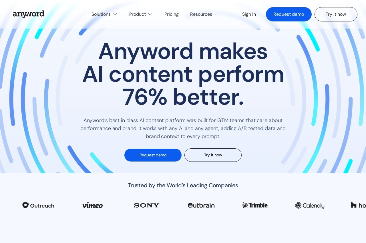 Anyword screenshot