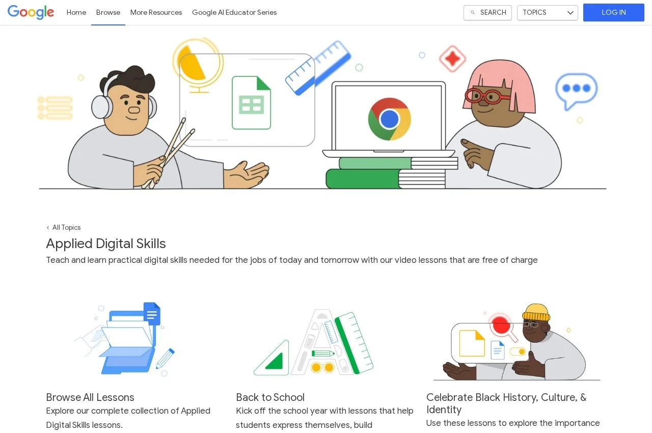 Applied Digital Skills screenshot