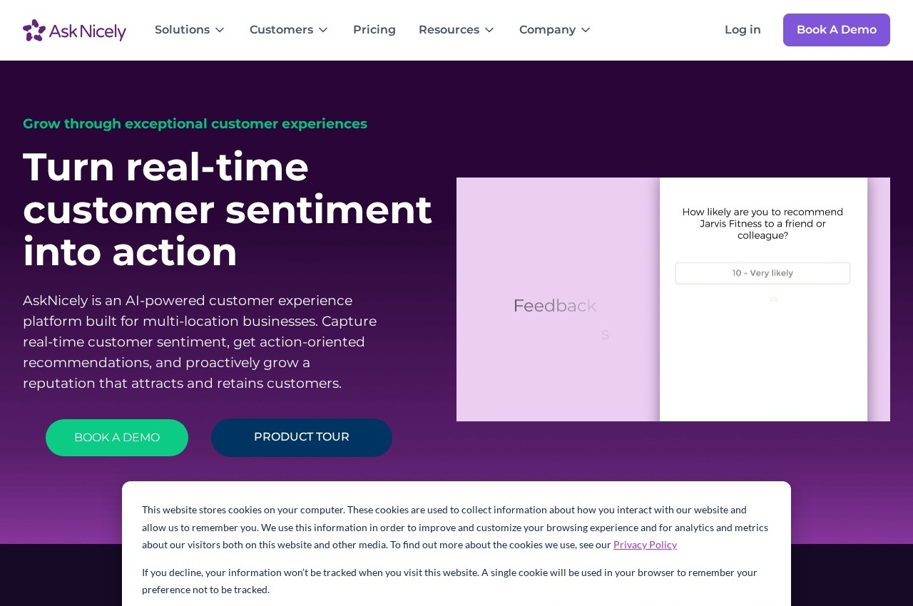 AskNicely screenshot