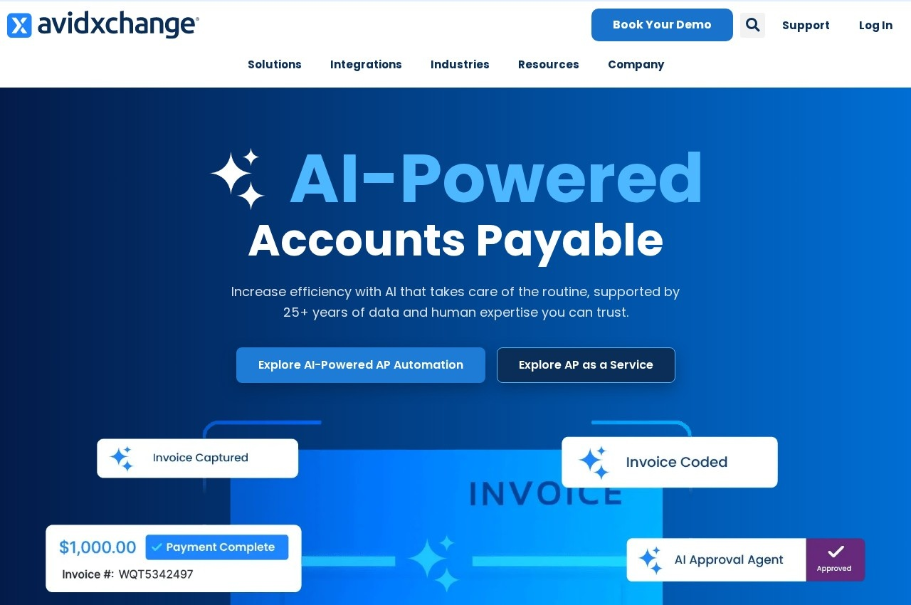 AvidXchange screenshot