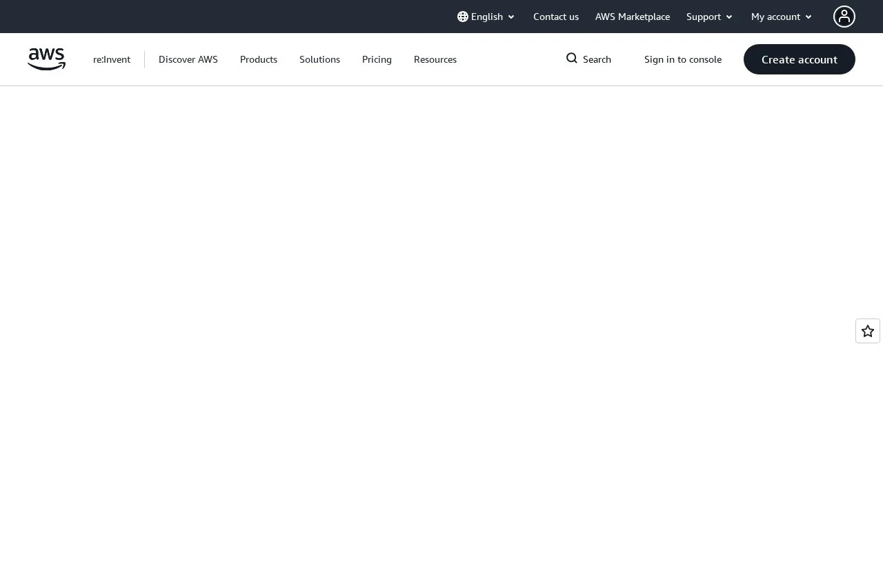 AWS screenshot