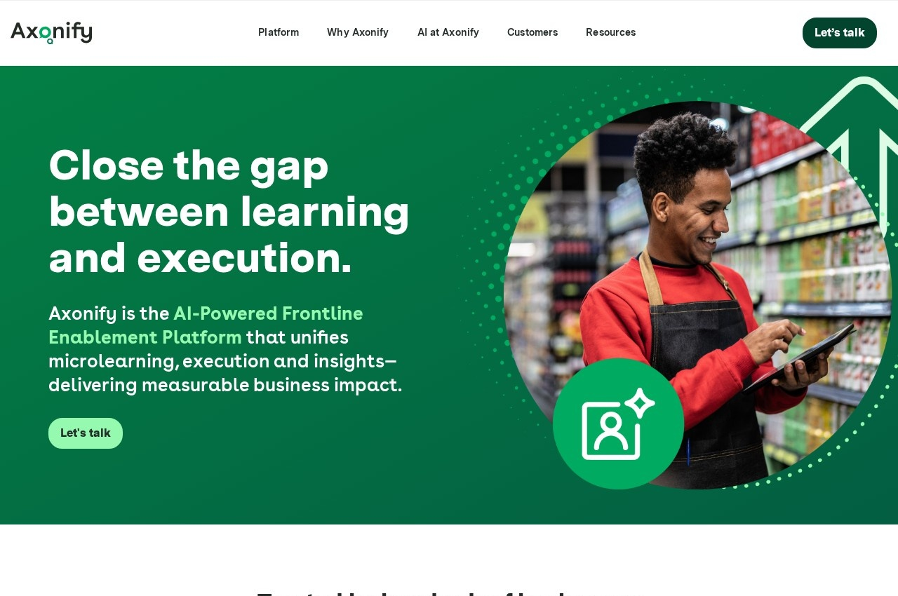 Axonify screenshot