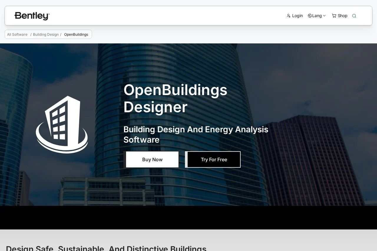 Bentley OpenBuildings screenshot