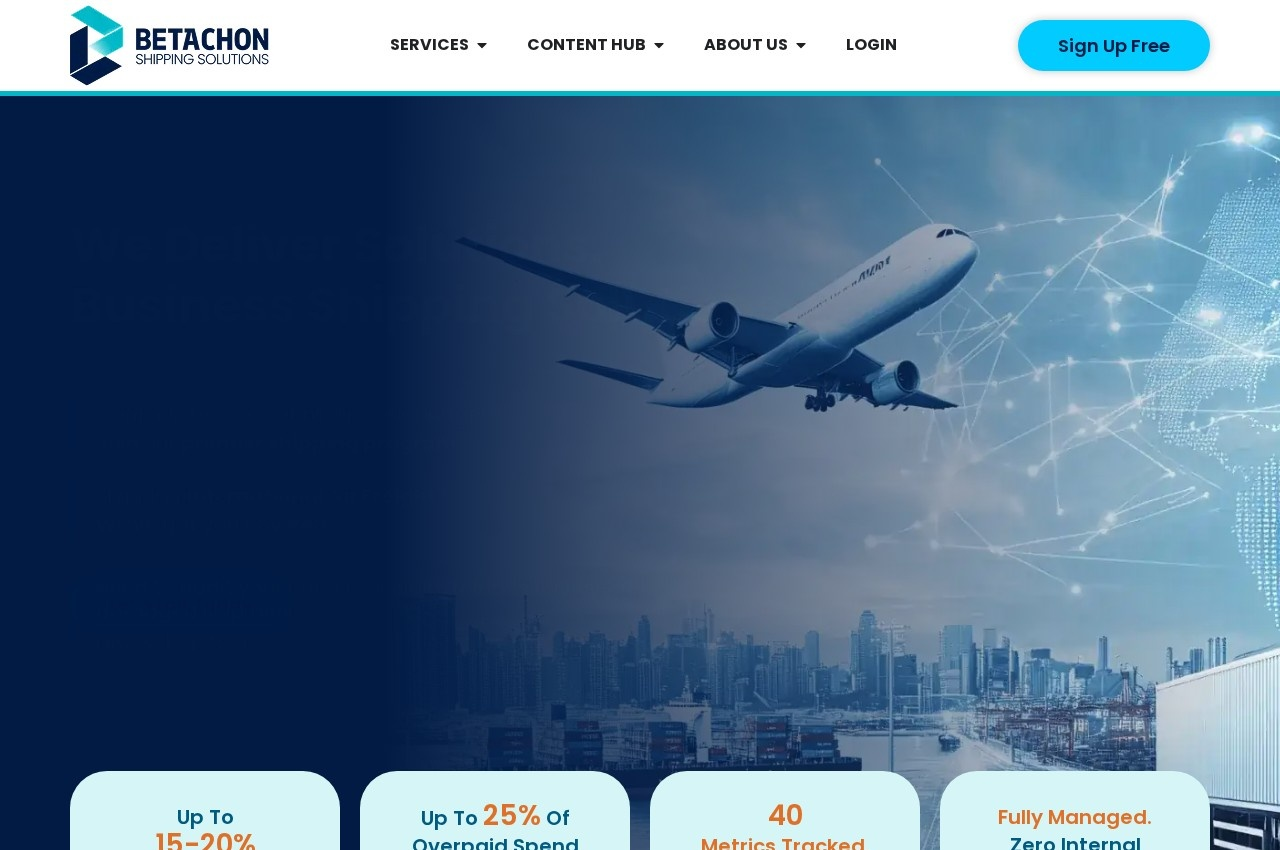Betachon Freight Auditing screenshot