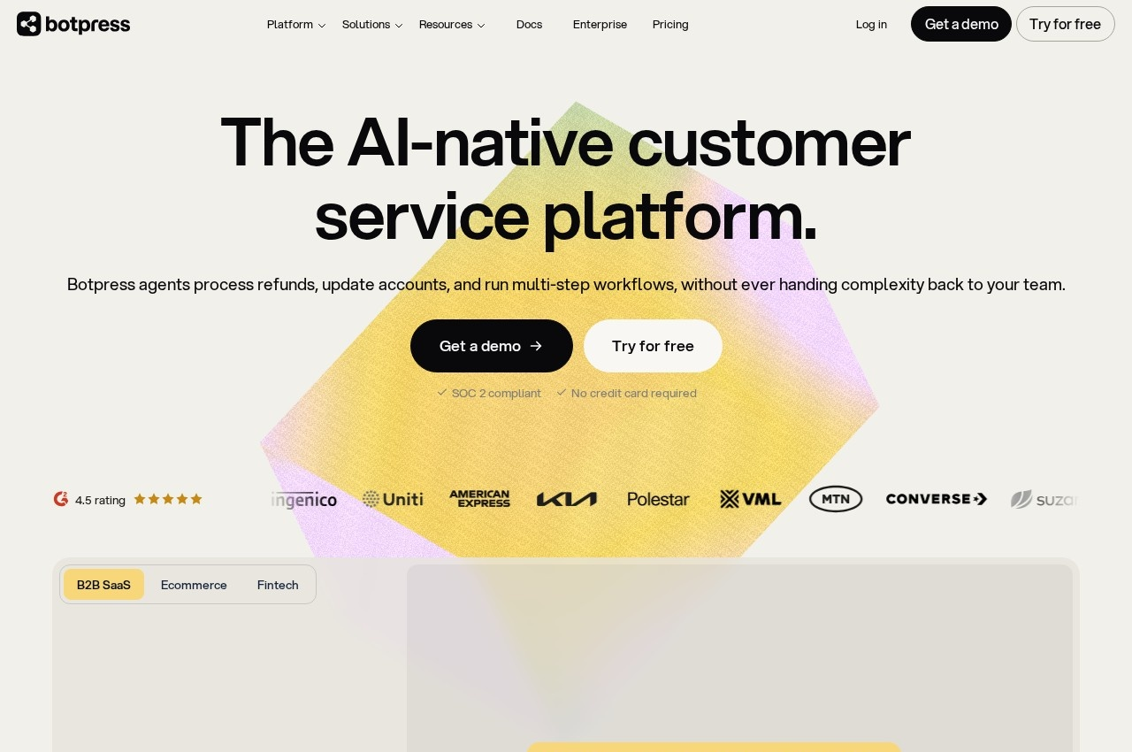 Botpress screenshot