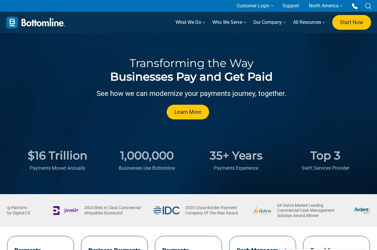 Bottomline screenshot