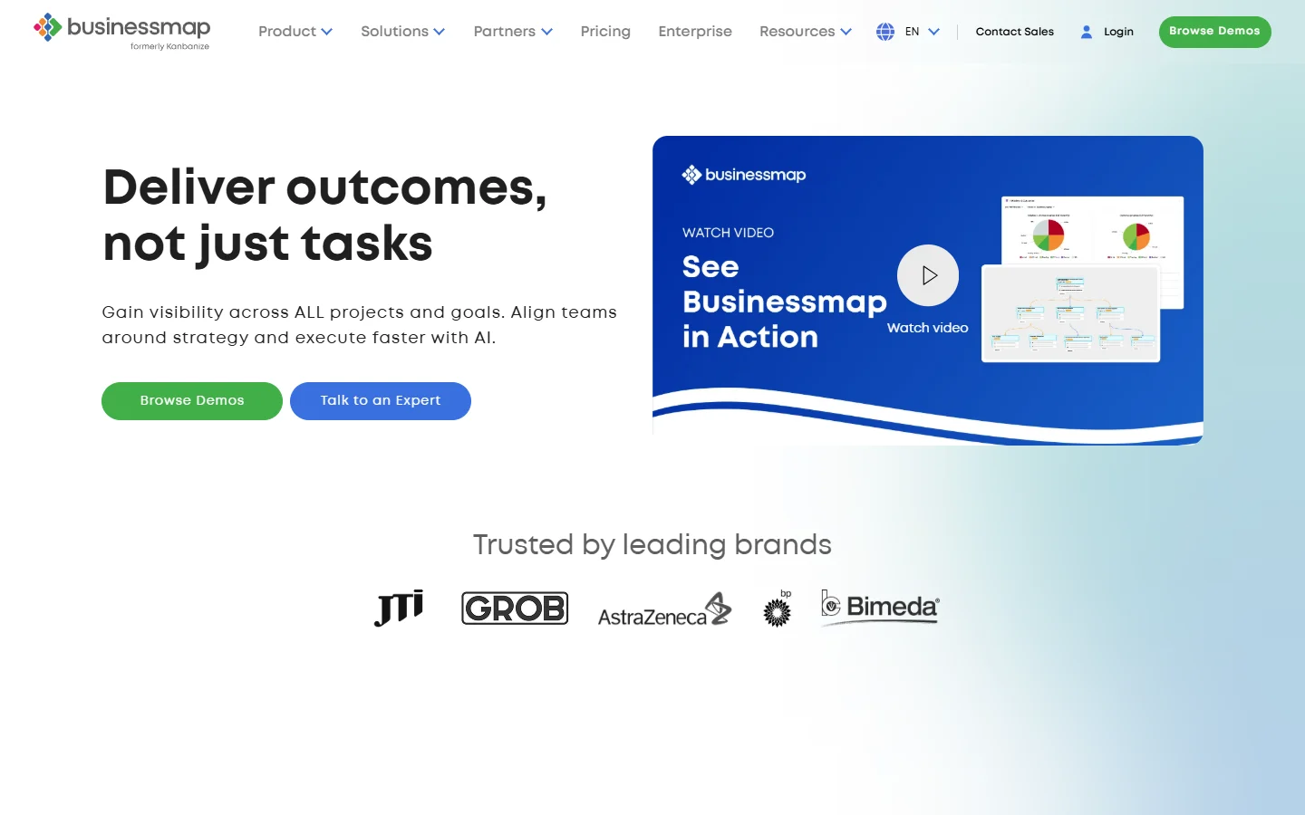 Businessmap screenshot