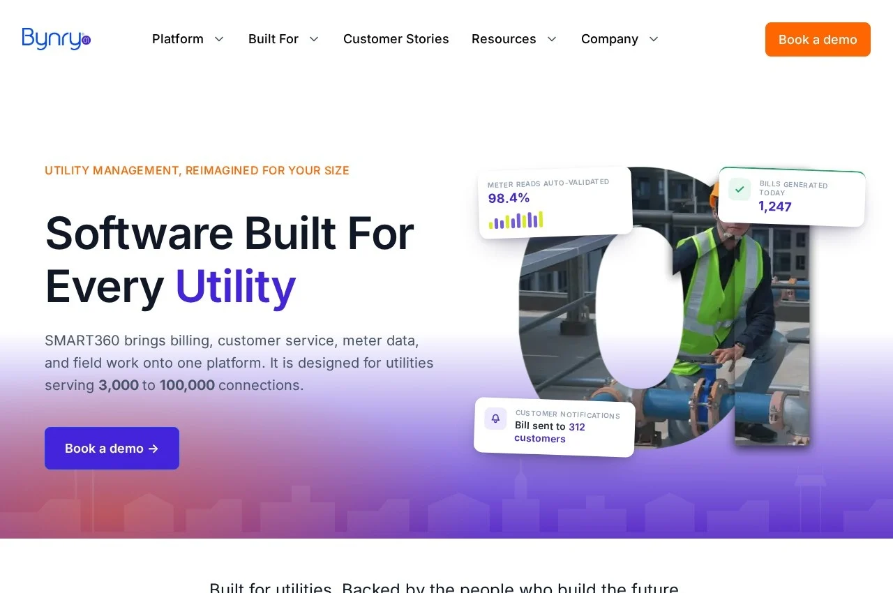 Bynry SMART360 screenshot