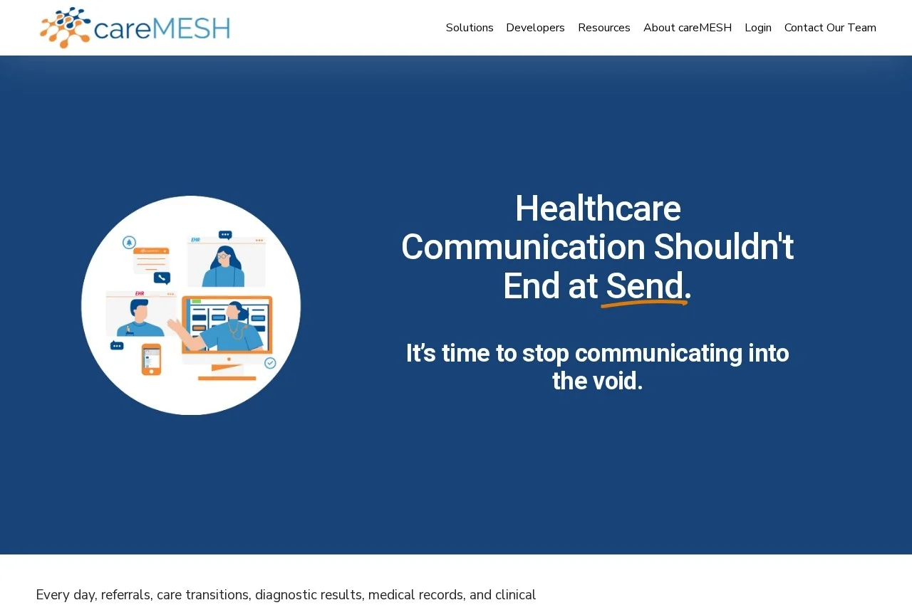 careMESH screenshot