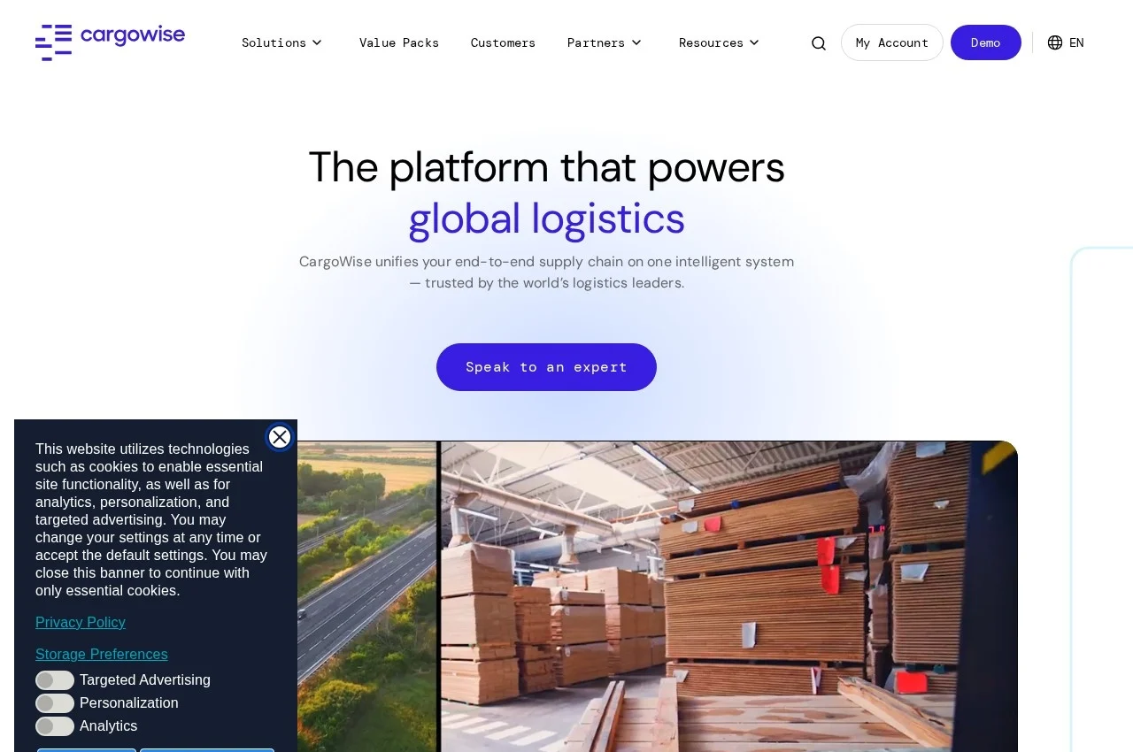CargoWise screenshot