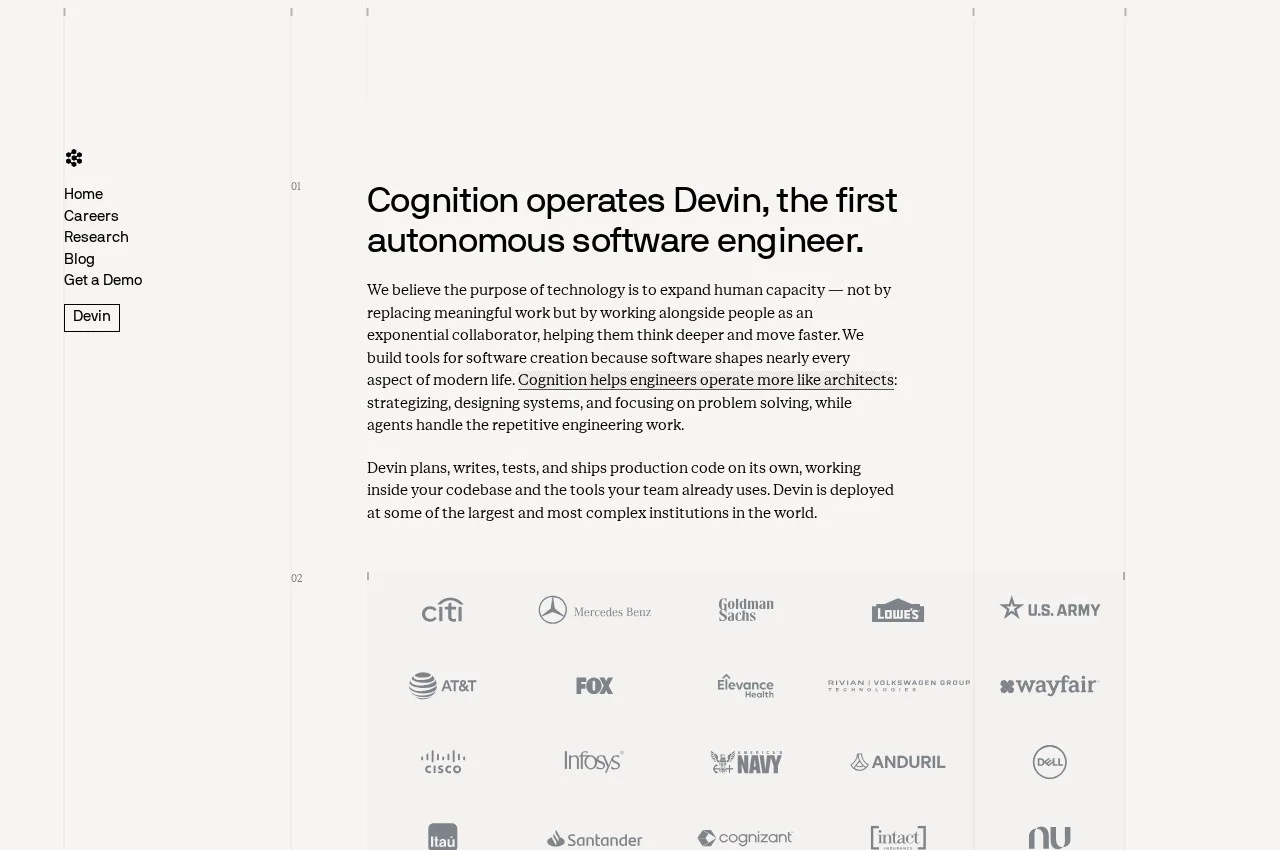 Cognition Devin screenshot