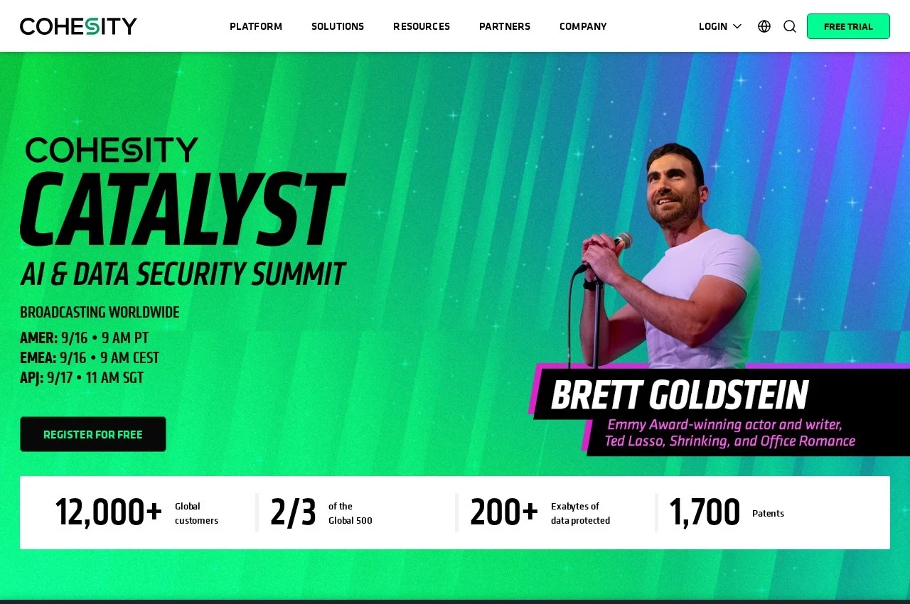 Cohesity screenshot