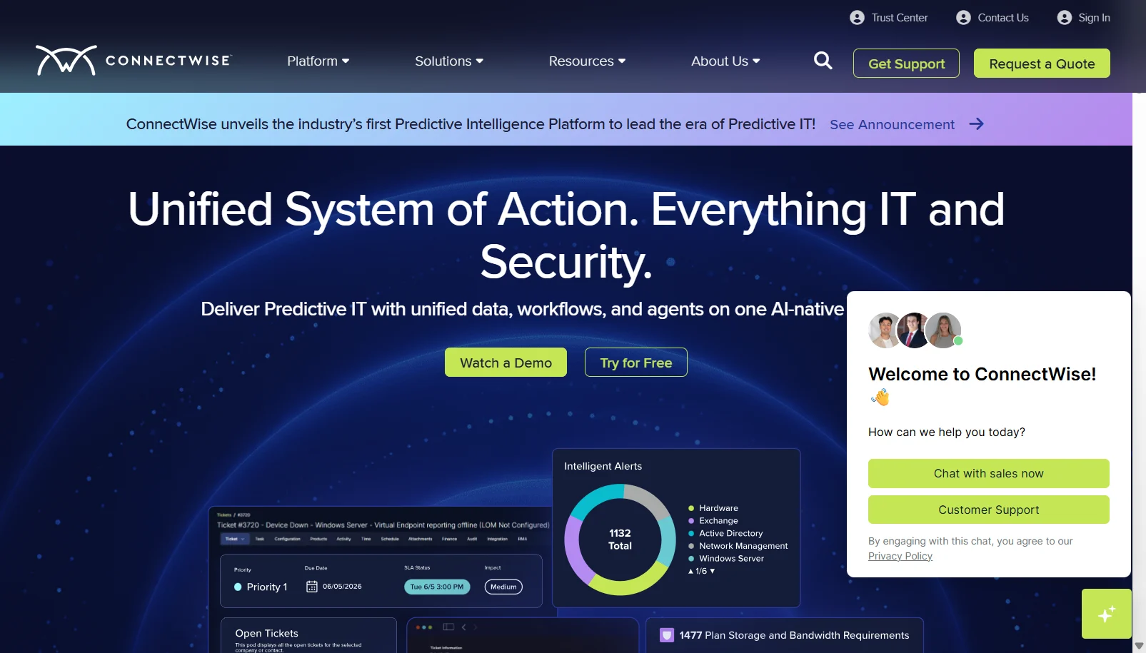ConnectWise RMM screenshot