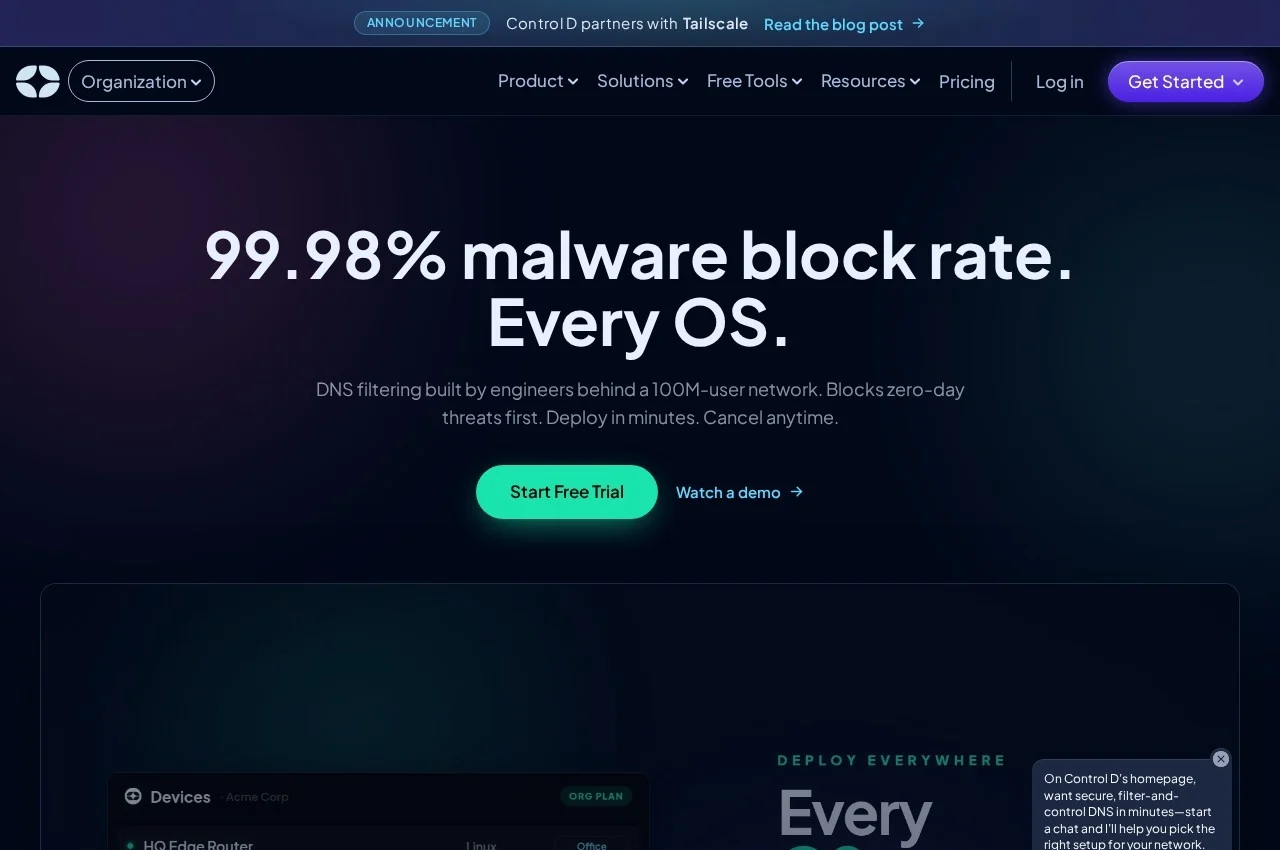 ControlD screenshot