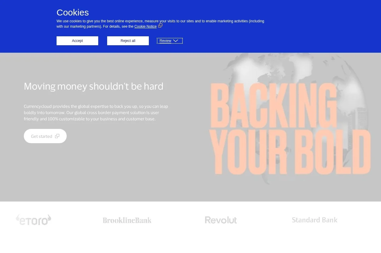 Currencycloud screenshot