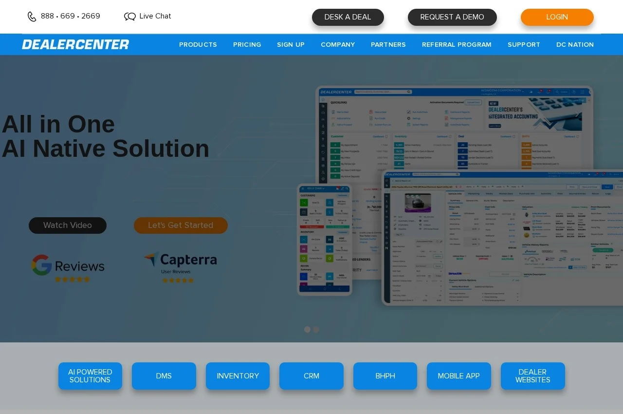 DealerCenter screenshot