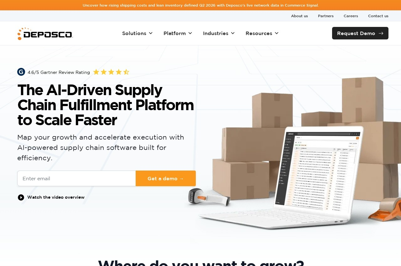 Deposco screenshot