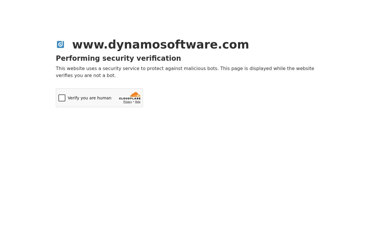 Dynamo Software screenshot