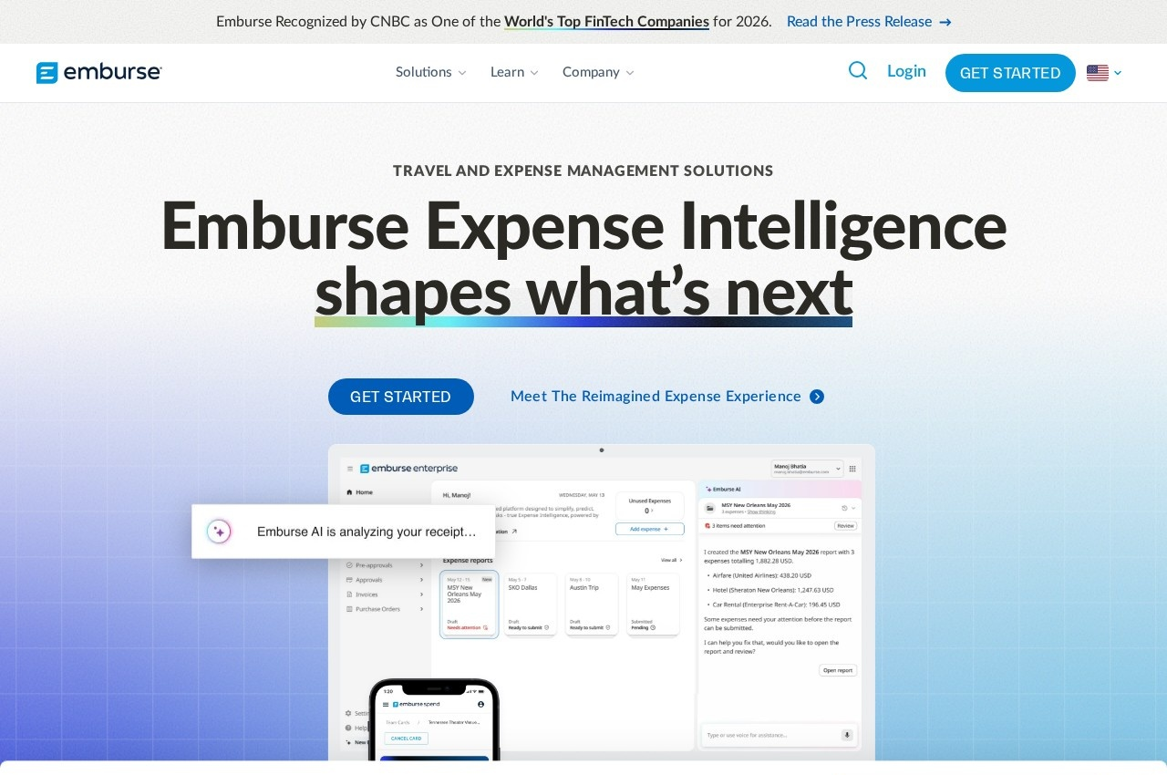Emburse screenshot