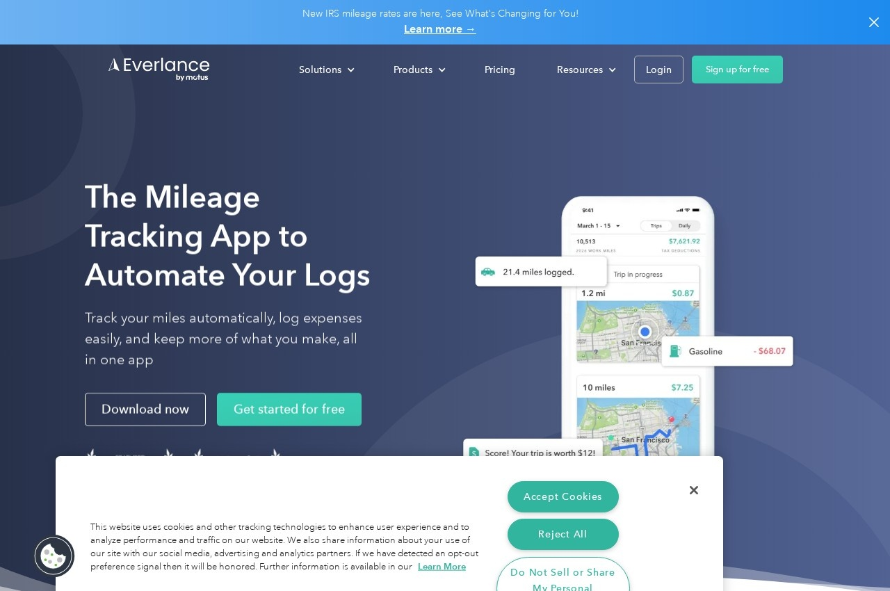 Everlance screenshot