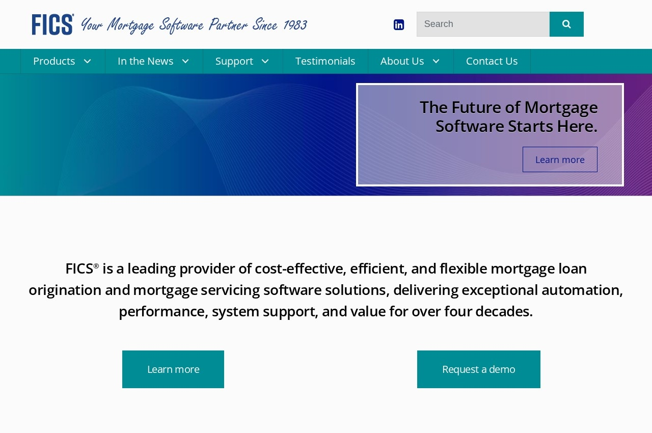 FICS Mortgage Servicer screenshot
