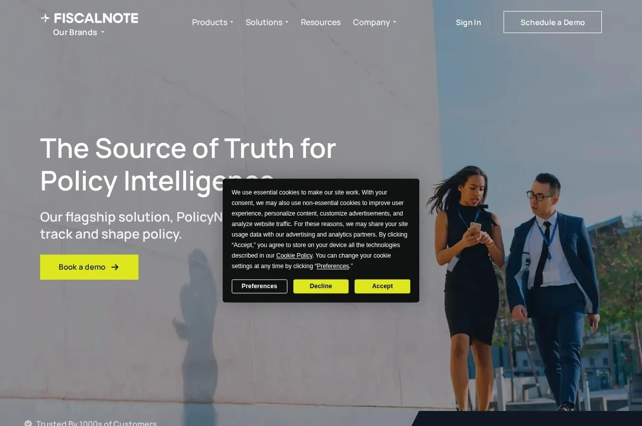 FiscalNote screenshot