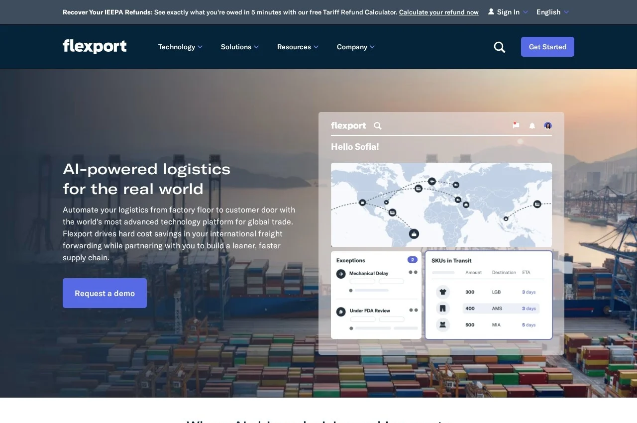 Flexport screenshot