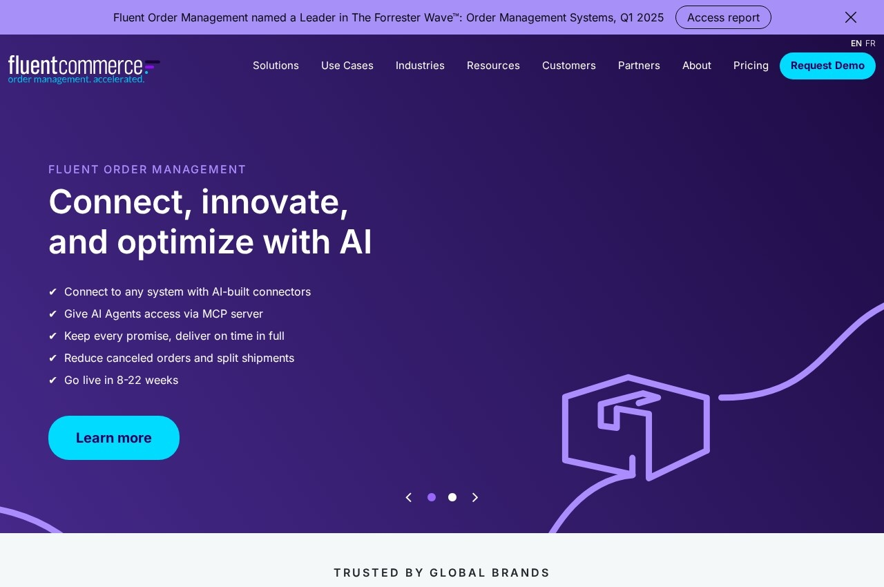 Fluent Commerce screenshot
