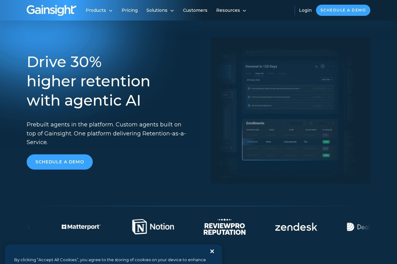 Gainsight screenshot