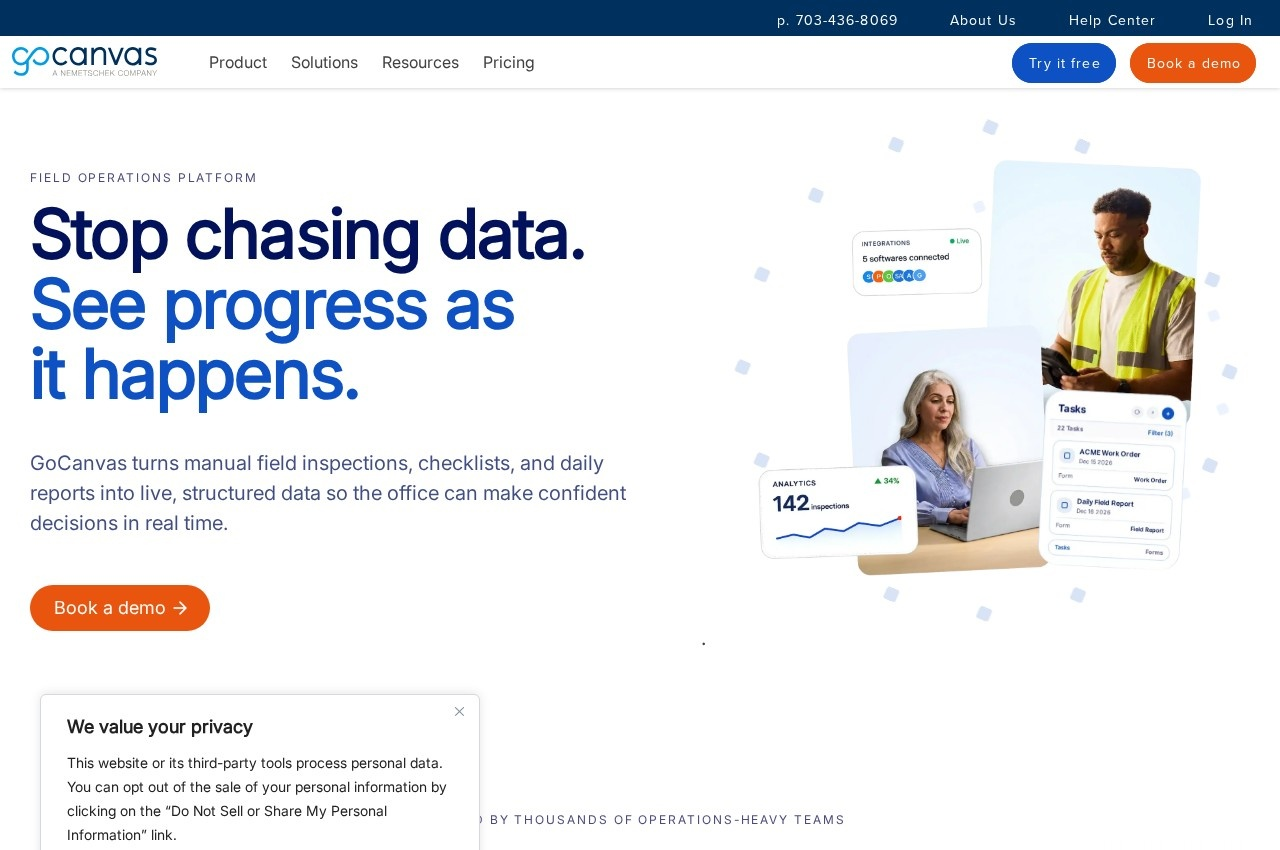 GoCanvas screenshot
