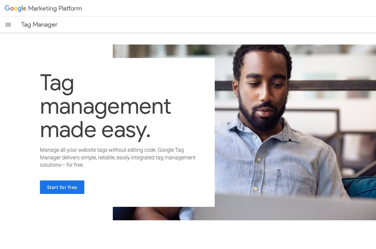 Google Tag Manager screenshot