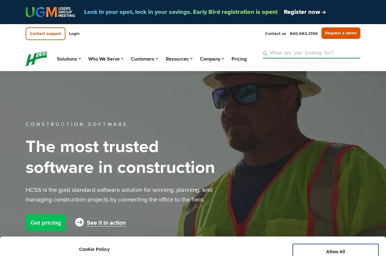 HCSS HeavyBid screenshot