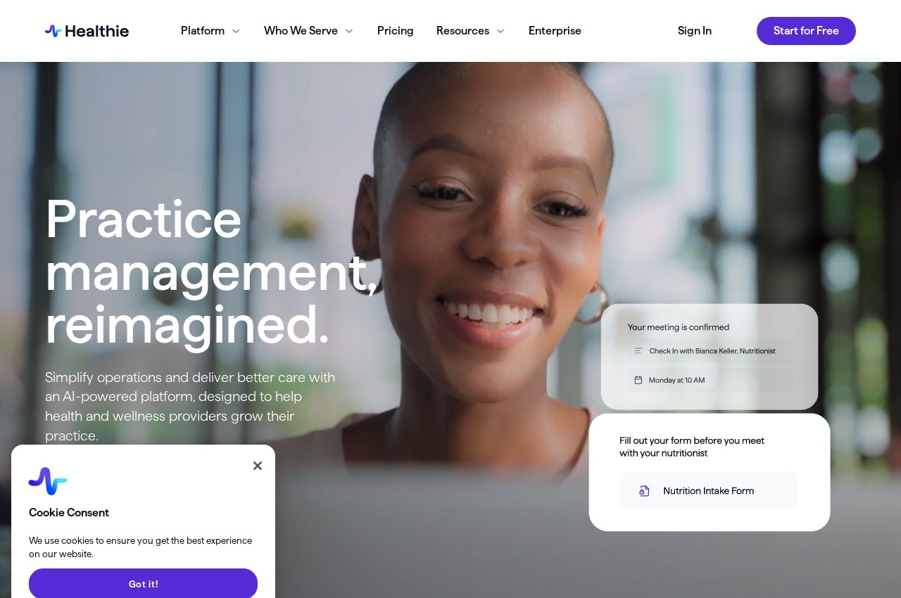 Healthie screenshot