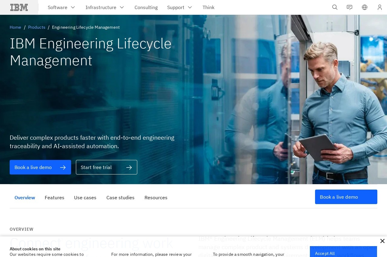 IBM Engineering Lifecycle Management screenshot