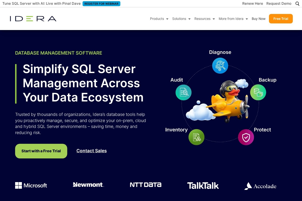 Idera SQL Diagnostic Manager screenshot