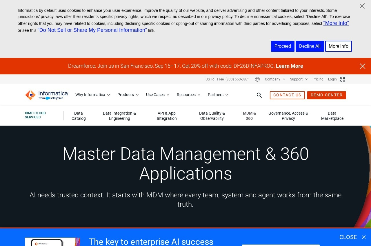 Informatica MDM screenshot