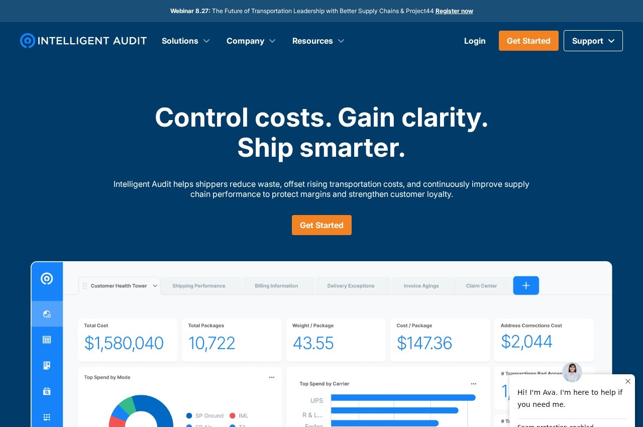 Intelligent Audit screenshot