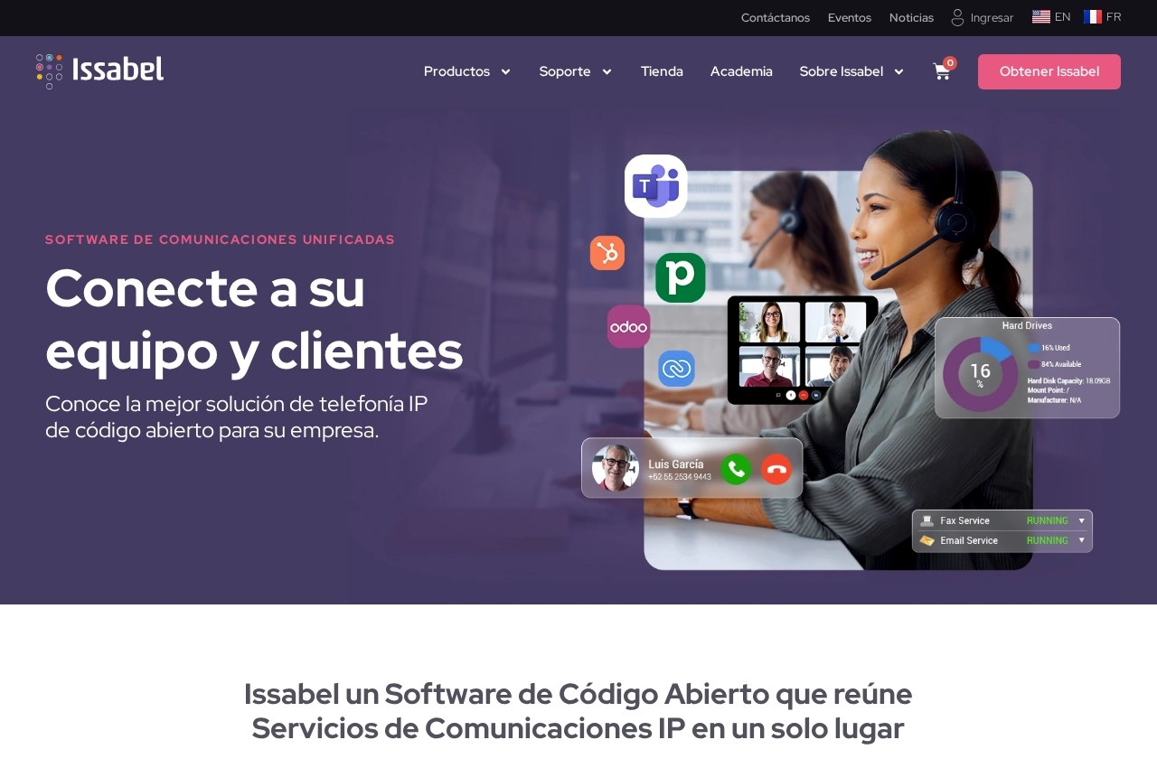 Issabel screenshot
