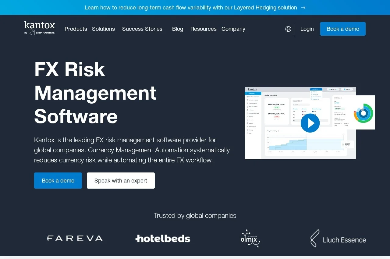 Kantox screenshot