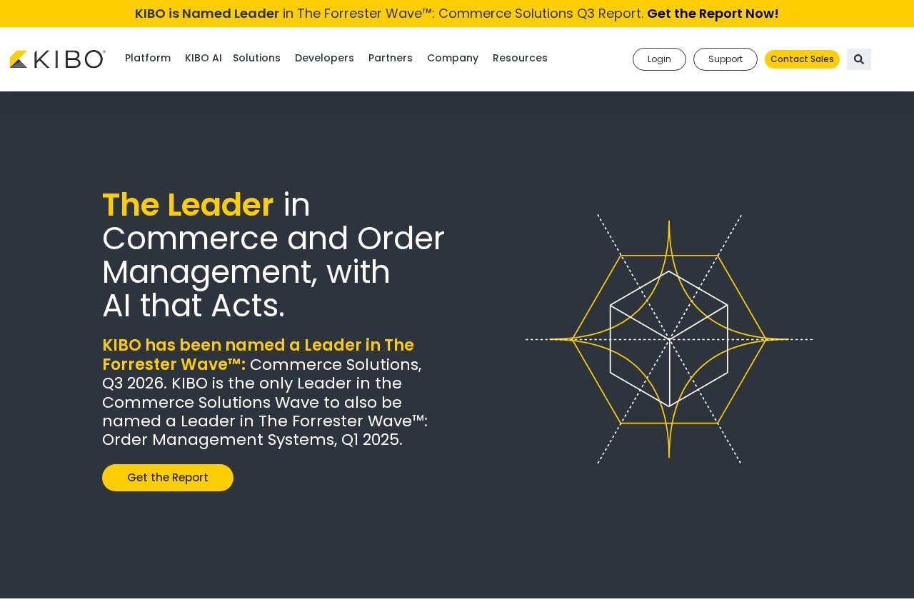 Kibo Commerce screenshot